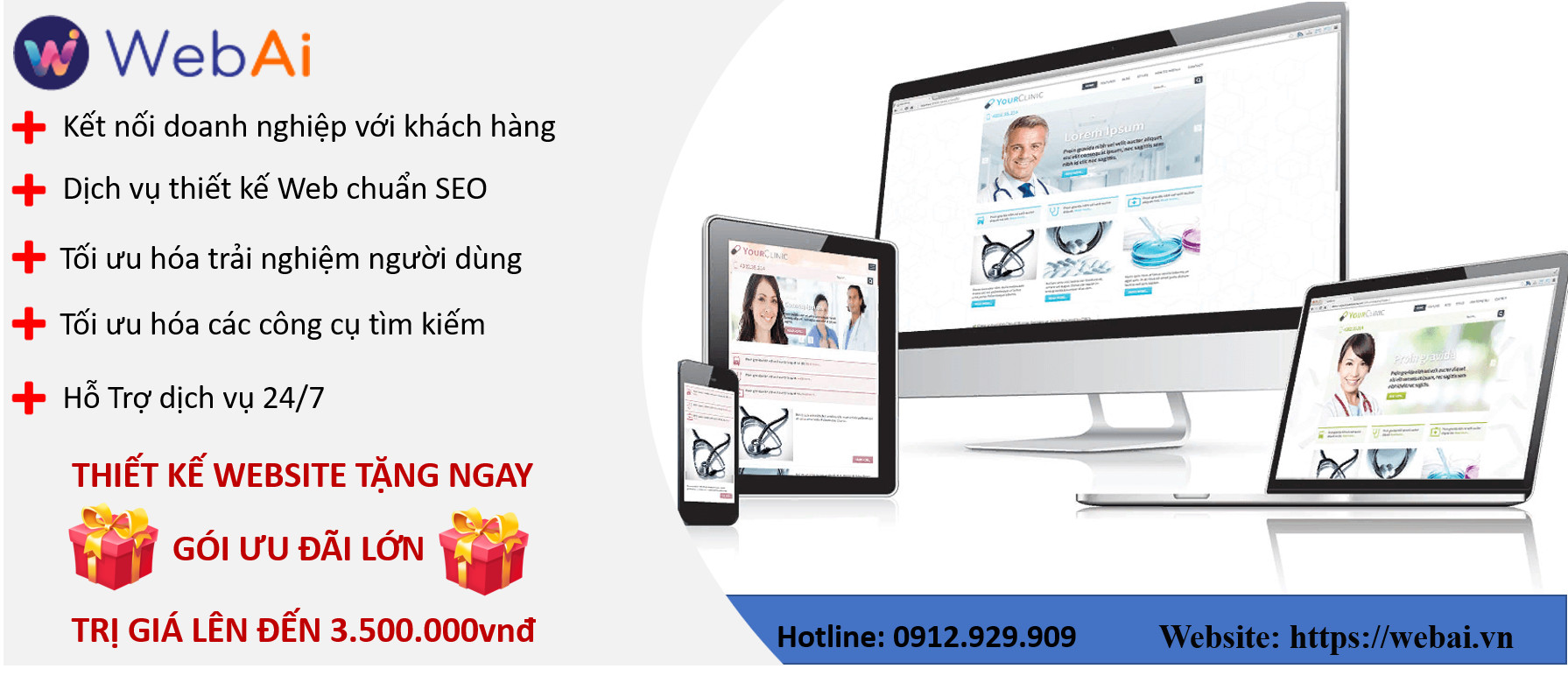 Vai trò của thiết kế Website phòng khám