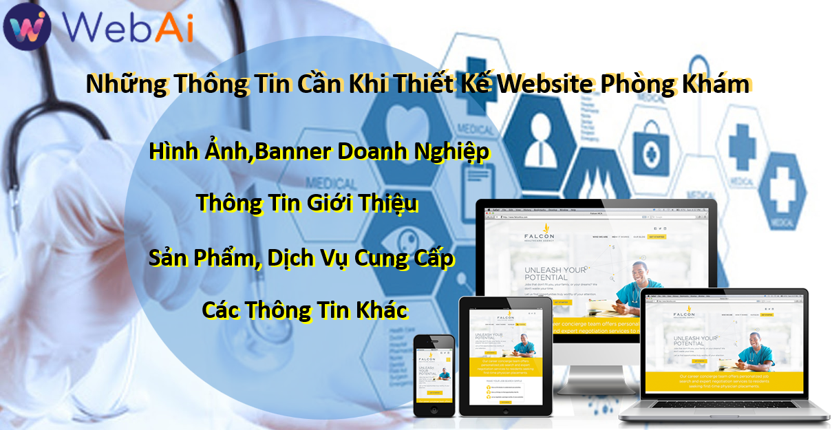 Cần cung cấp những thông tin gì khi thiết kế website phòng khám